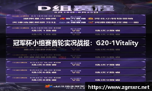 冠军杯小组赛首轮实况战报：G20-1Vitality